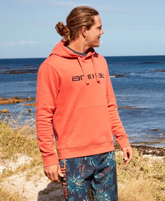Driver Mens Organic Logo Hoodie - Burnt Orange sold by Animal