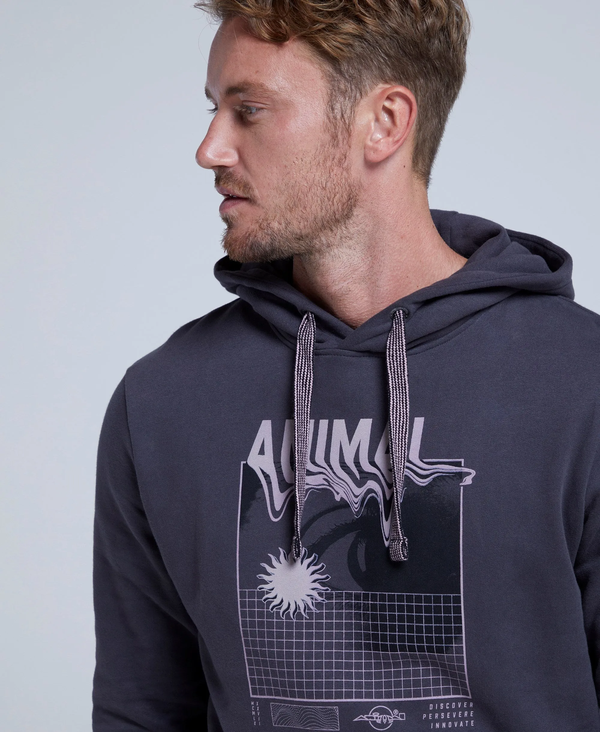 River Mens Wavey Hoodie - Dark Grey sold by Animal product image thumbnail 4