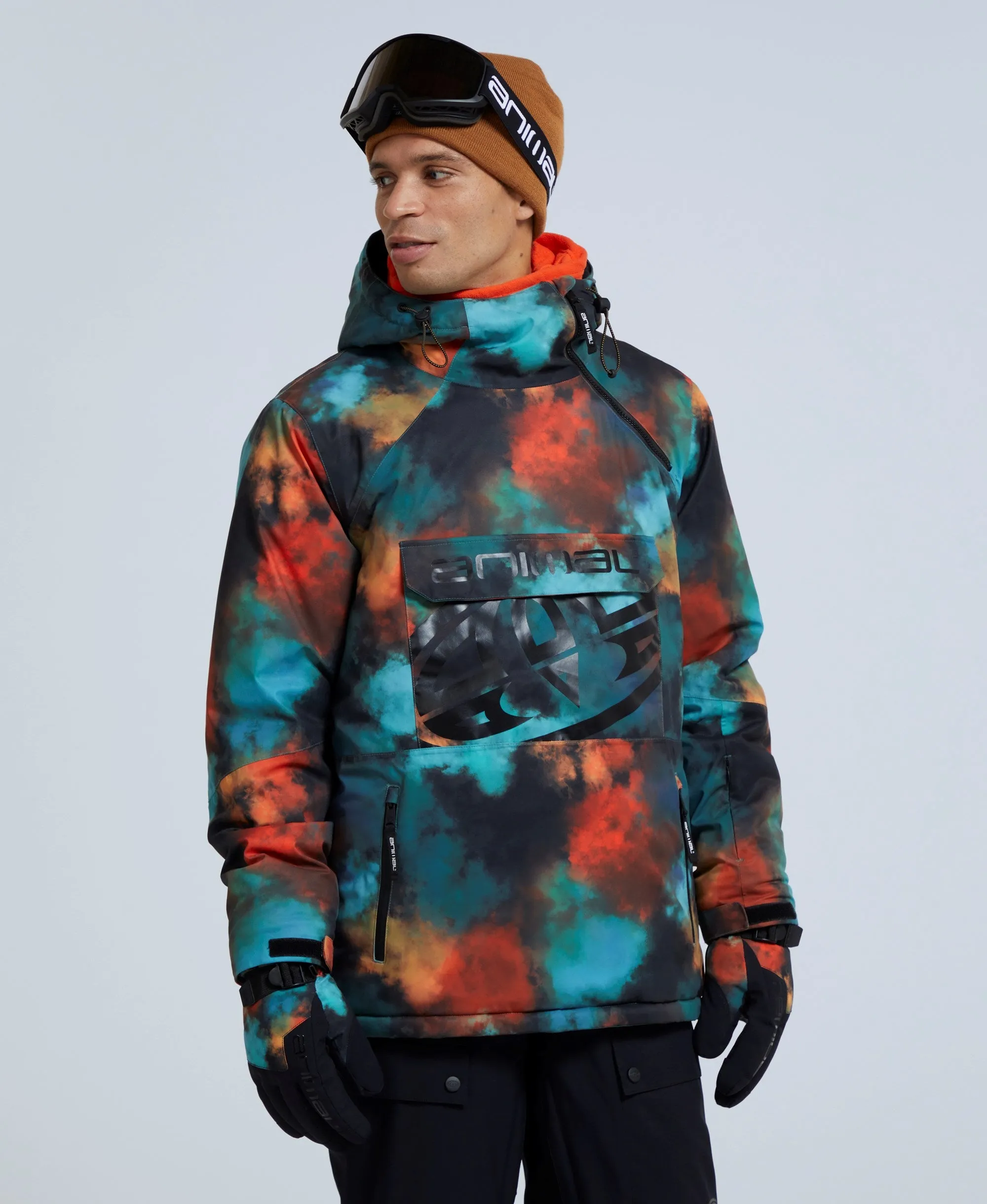 Snowstorm Mens Snow Jacket - Light Teal sold by Animal product image thumbnail 2