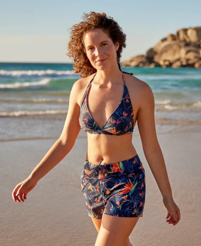 Iona Womens Halter Printed Bikini Top - Orange sold by Animal