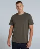 Icon Mens Plain T-Shirt - Dark Khaki sold by Animal