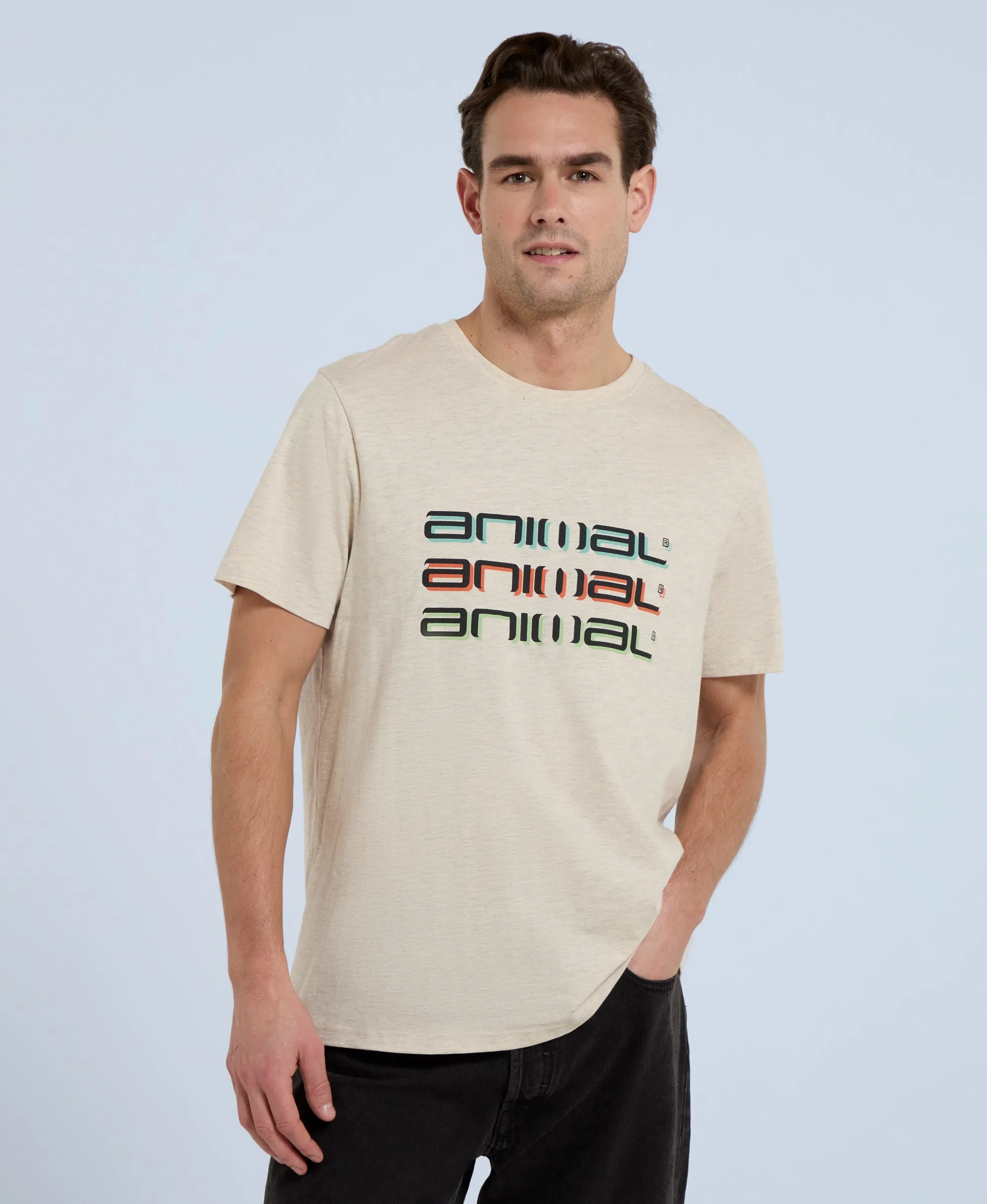 Classico Mens T-Shirt - Beige sold by Animal