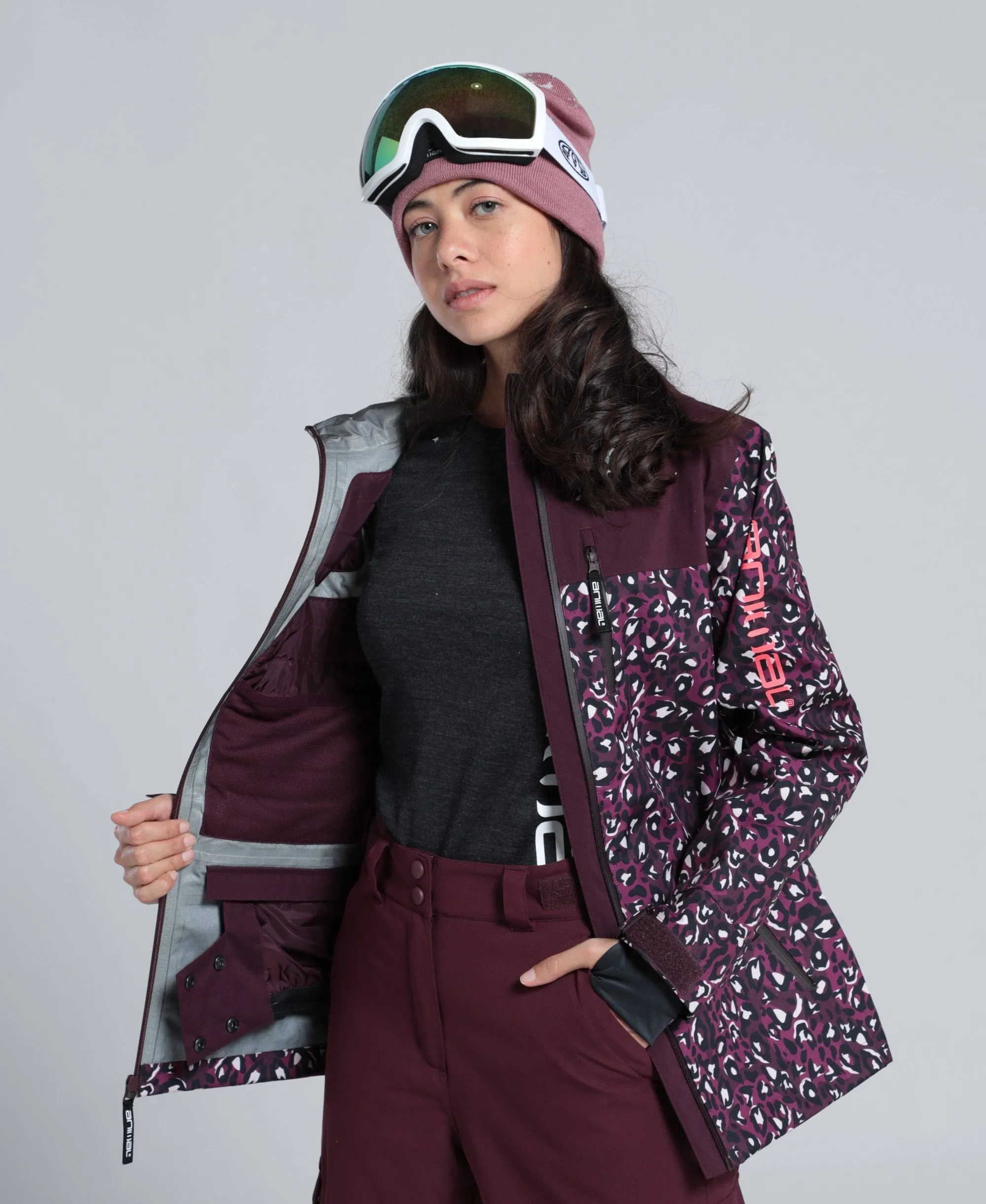 Blizzard Womens Snow Jacket - Burgundy sold by Animal product image thumbnail 4