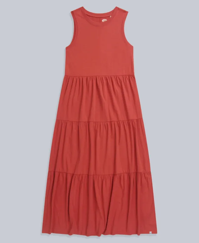 Womens Jersey Maxi Dress - Coral sold by Animal