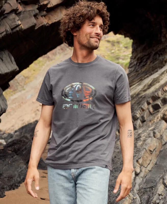 Jacob Mens T-Shirt - Dark Grey sold by Animal