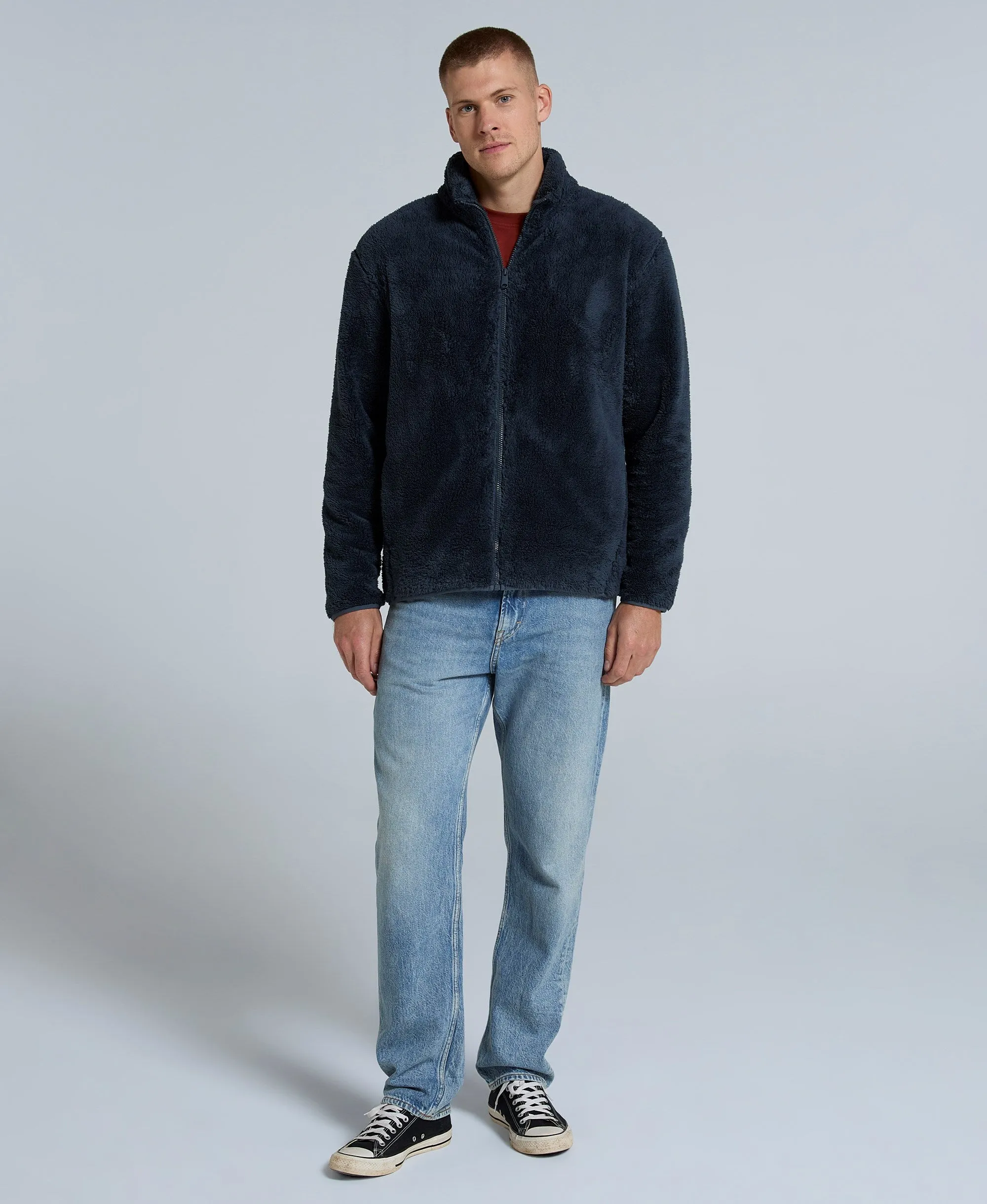 Teddy Mens Fleece Jacket - Navy sold by Animal product image thumbnail 2