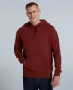 Icon Mens Drop Shoulder Hoodie - Dark Red sold by Animal