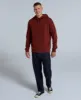 Icon Mens Drop Shoulder Hoodie - Dark Red sold by Animal