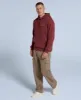 River Mens Hoodie - Burgundy sold by Animal