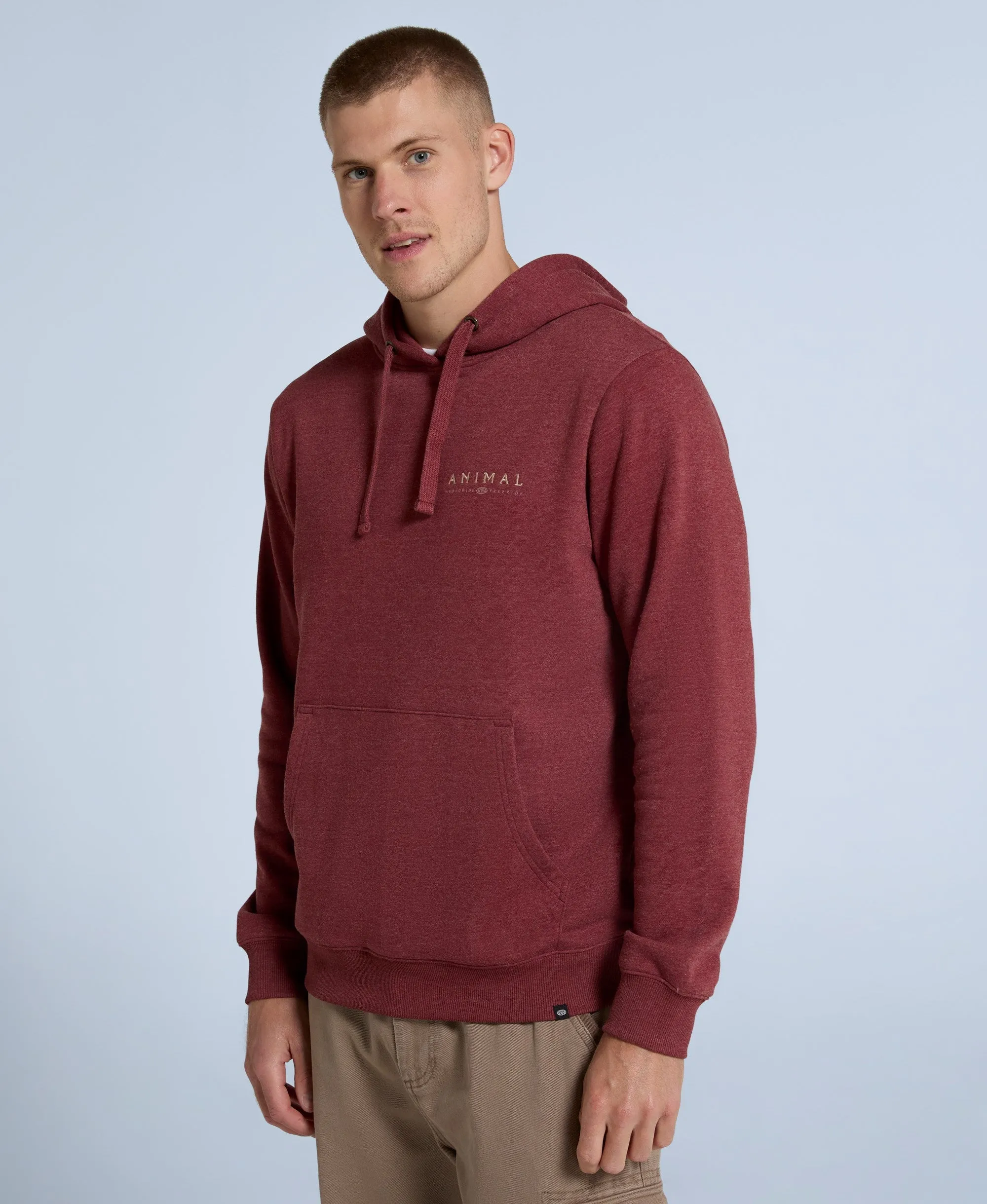River Mens Hoodie - Burgundy sold by Animal product image thumbnail 5