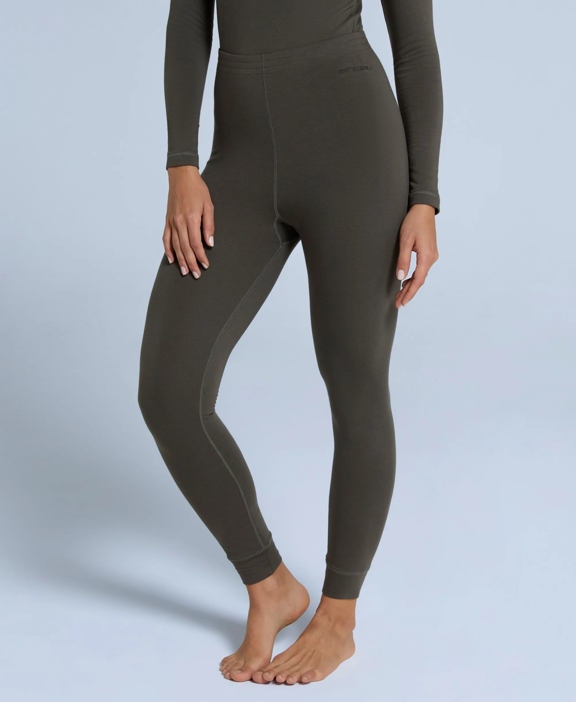 Blaze Womens Base Layer Pants - Dark Khaki sold by Animal product image thumbnail 4