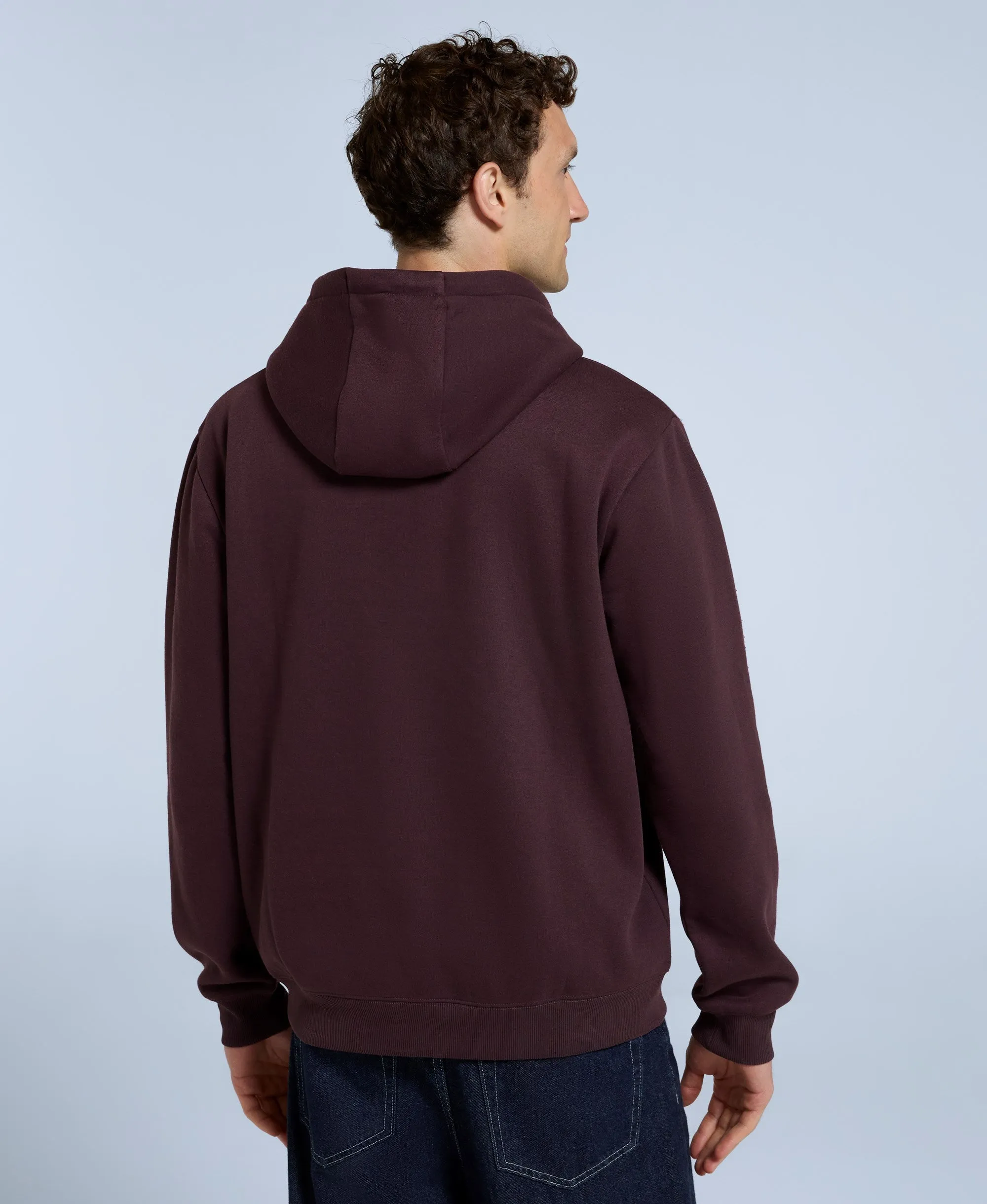 Nick Mens Heavyweight Hoodie - Burgundy sold by Animal product image thumbnail 4