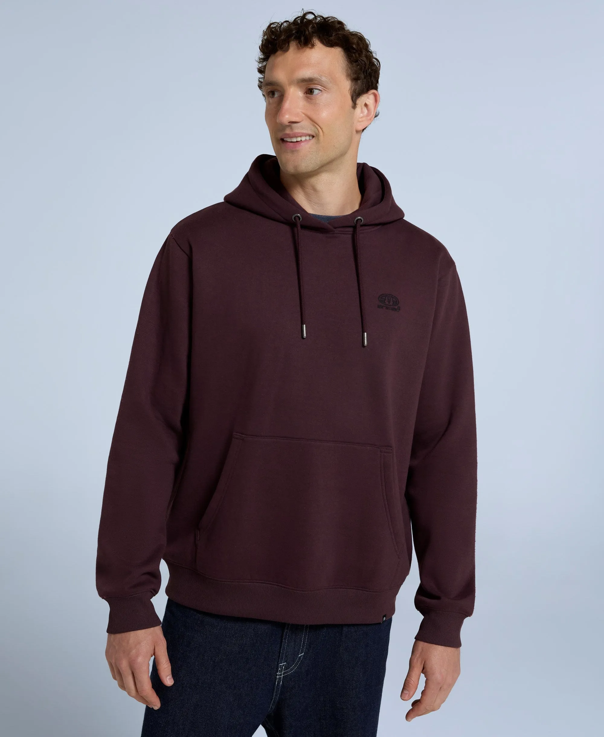 Nick Mens Heavyweight Hoodie - Burgundy sold by Animal product image thumbnail 2