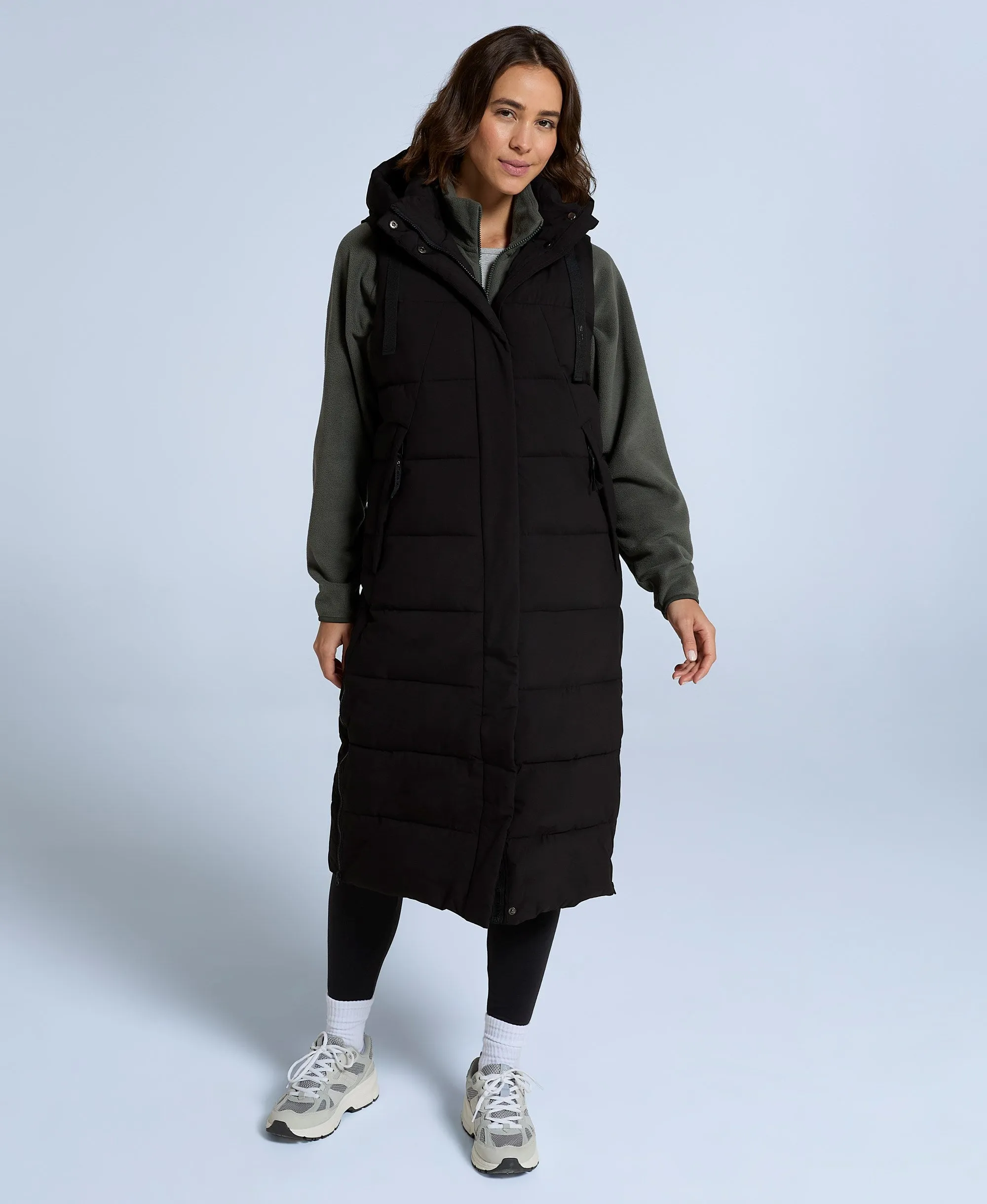 Comfort Zone Womens Longline Gilet - Jet Black sold by Animal product image thumbnail 4