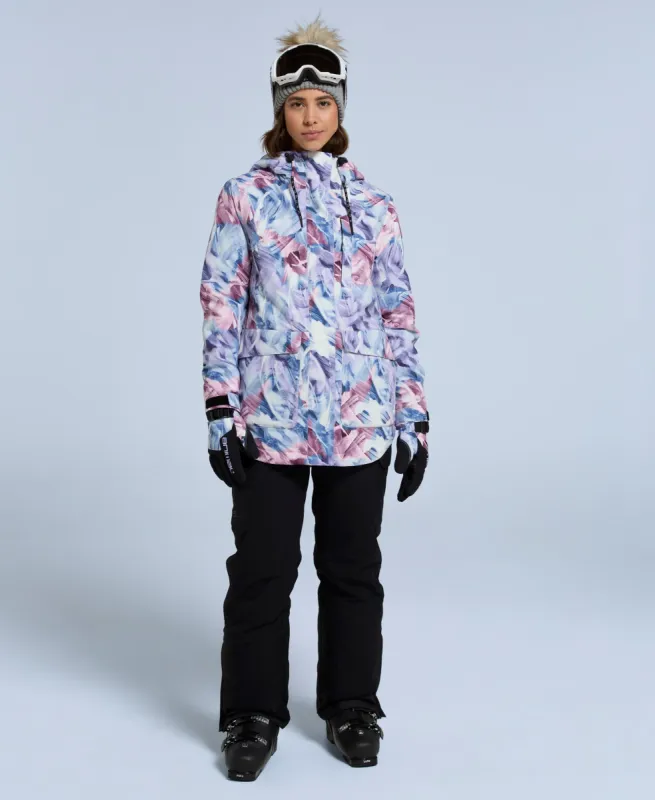 Tignes Printed Womens Snow Jacket - Light Pink sold by Animal