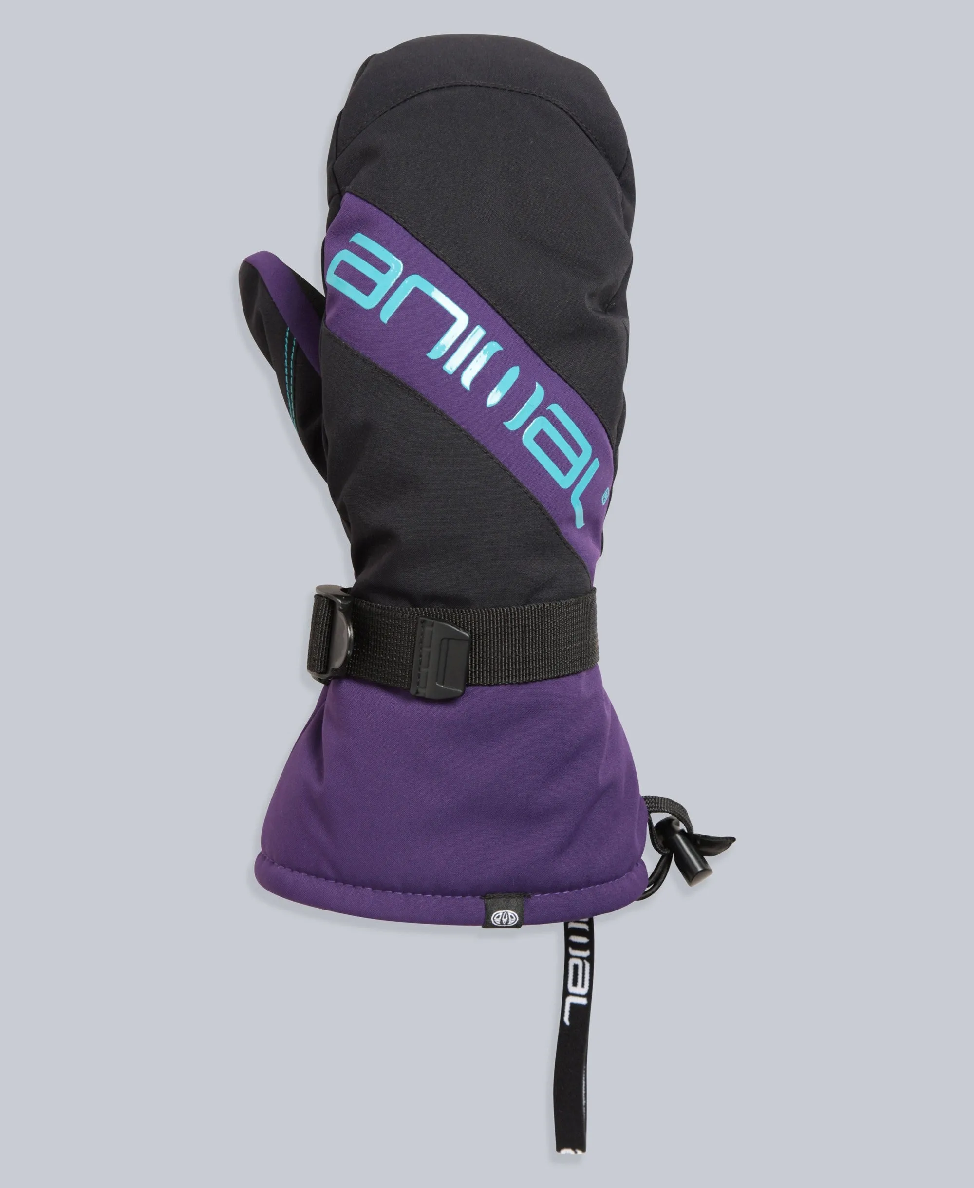 Snowstorm Mens Snow Mittens - Purple sold by Animal product image thumbnail 2