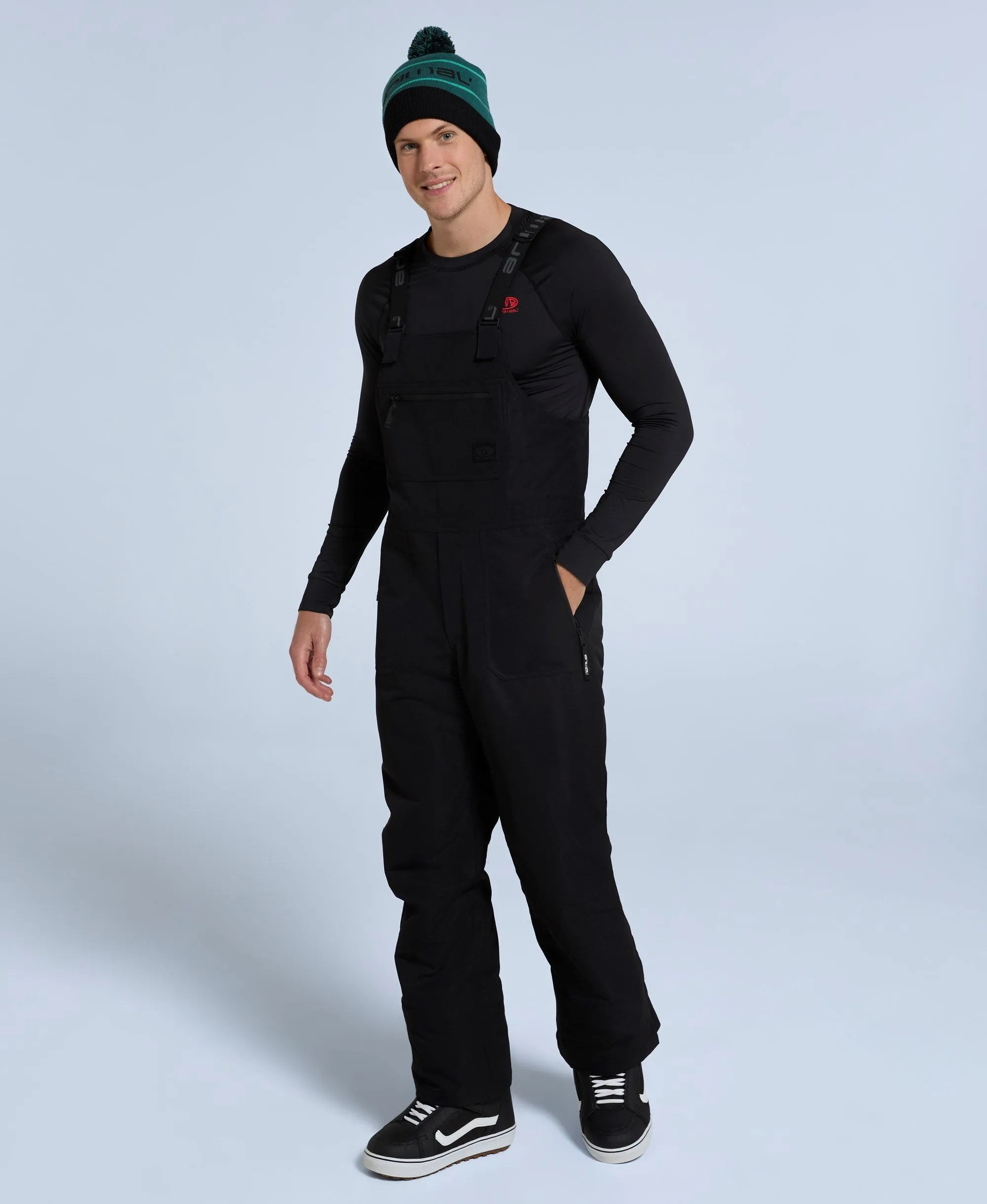 Carve Mens Bib Front Ski Pants - Black sold by Animal product image thumbnail 5
