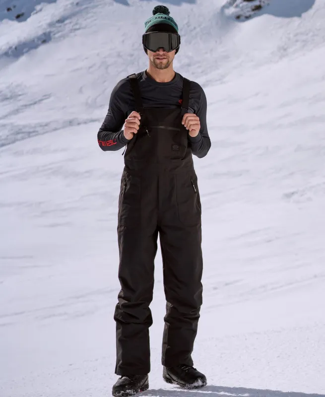 Carve Mens Bib Front Ski Pants - Black sold by Animal