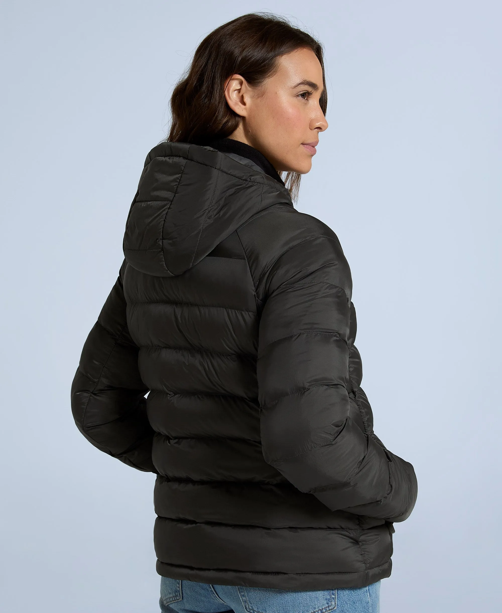 Light Cloud Cosi Womens Padded Jacket - Dark Khaki sold by Animal product image thumbnail 4