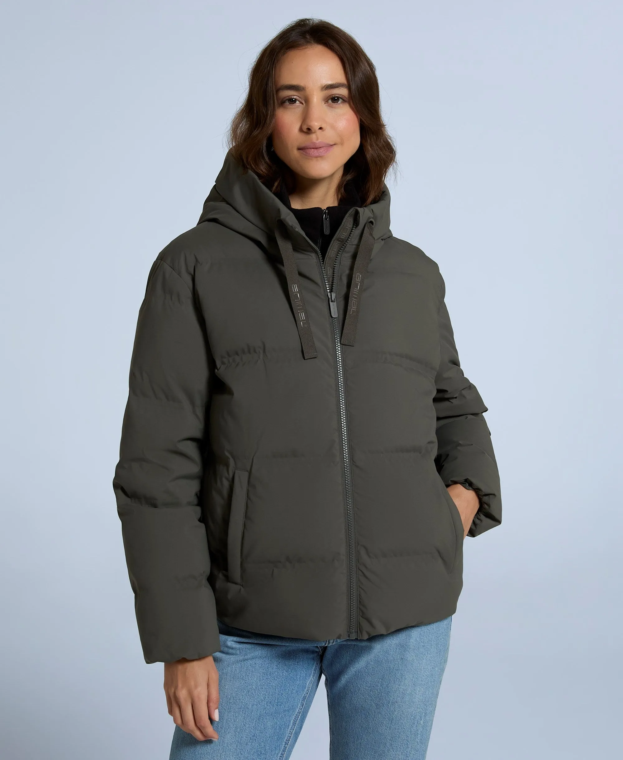 Cosi Cloud Womens Down Jacket - Dark Khaki sold by Animal product image thumbnail 2