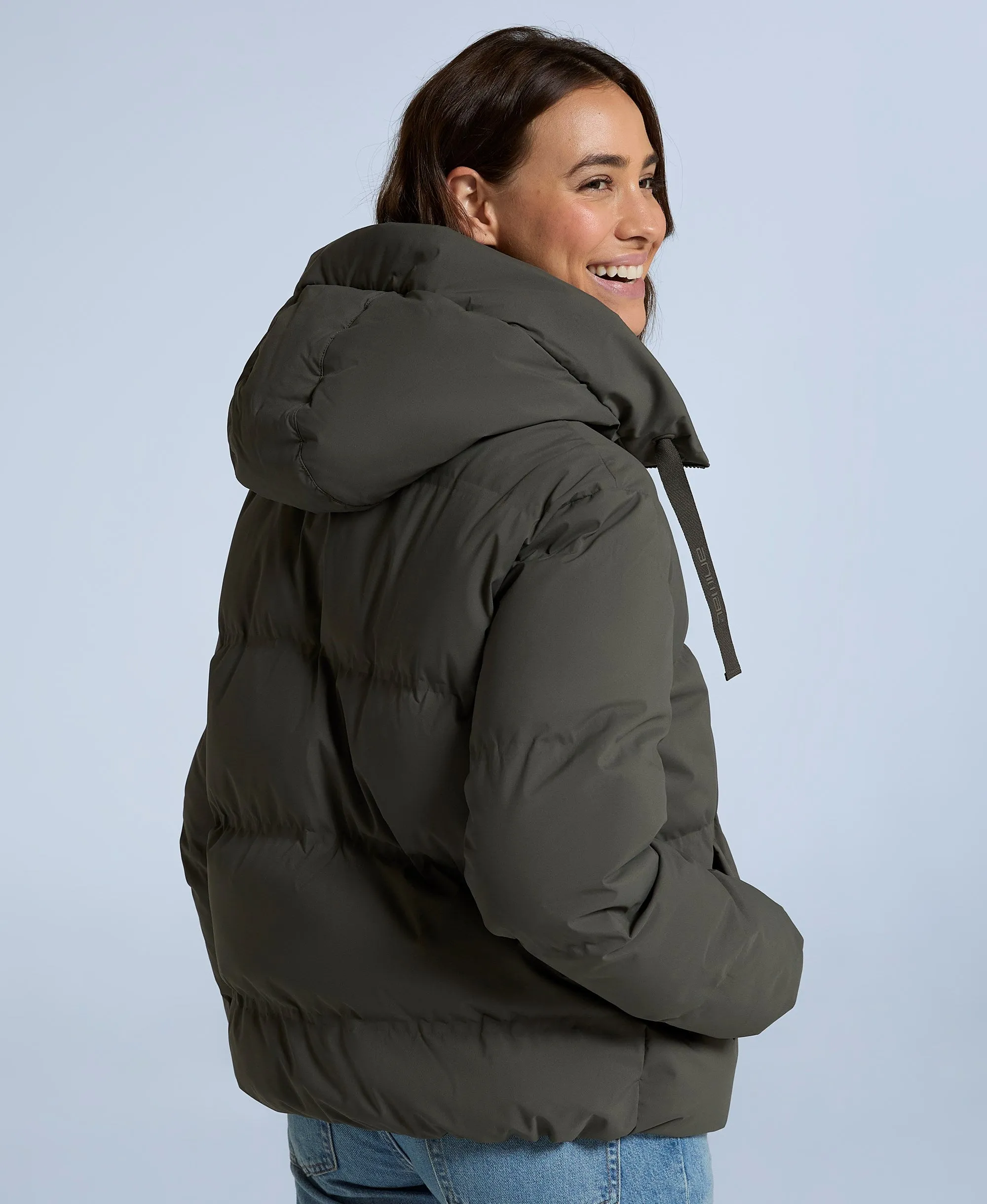 Cosi Cloud Womens Down Jacket - Dark Khaki sold by Animal product image thumbnail 3