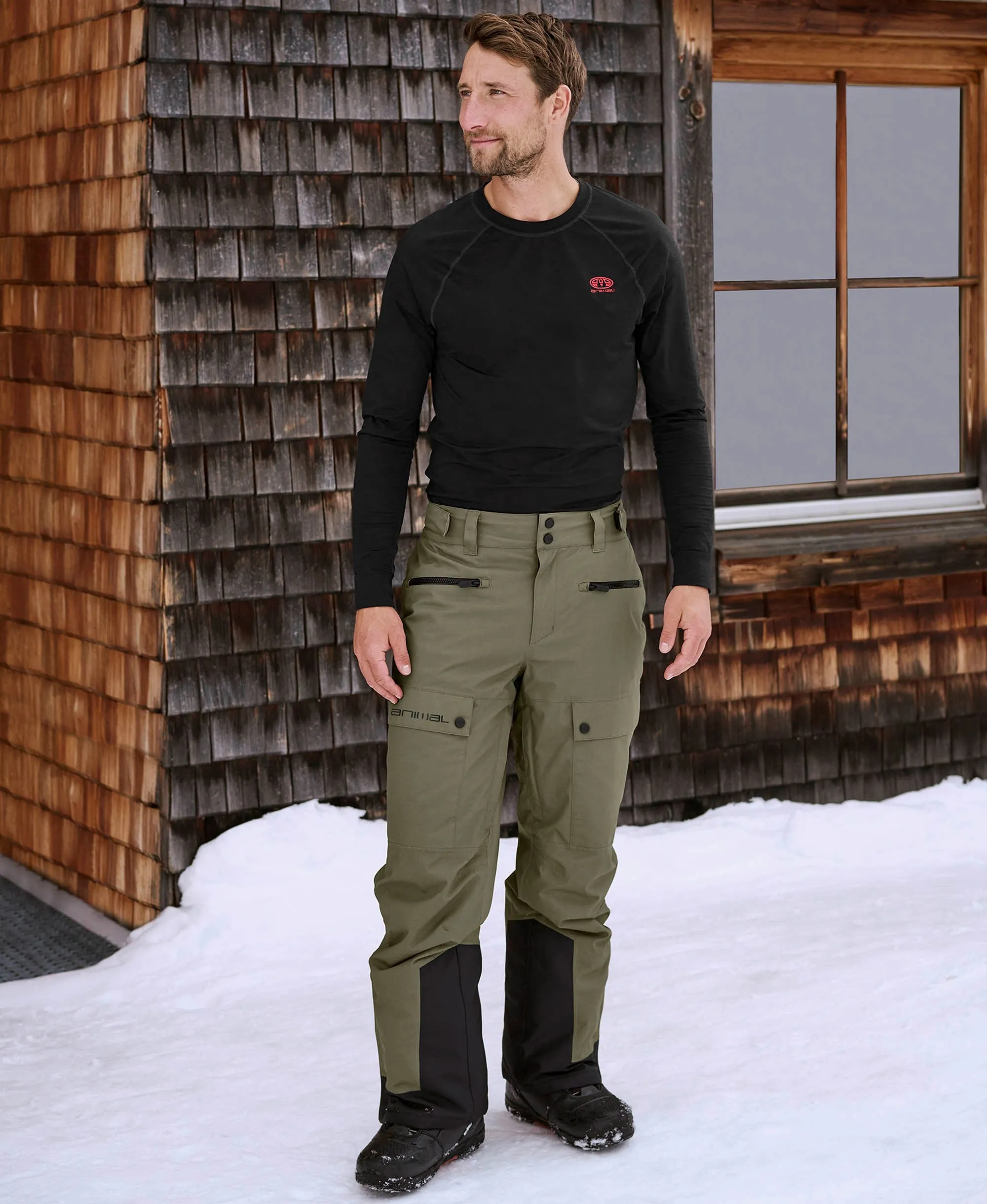 Glaze Mens Snow Pants - Khaki sold by Animal