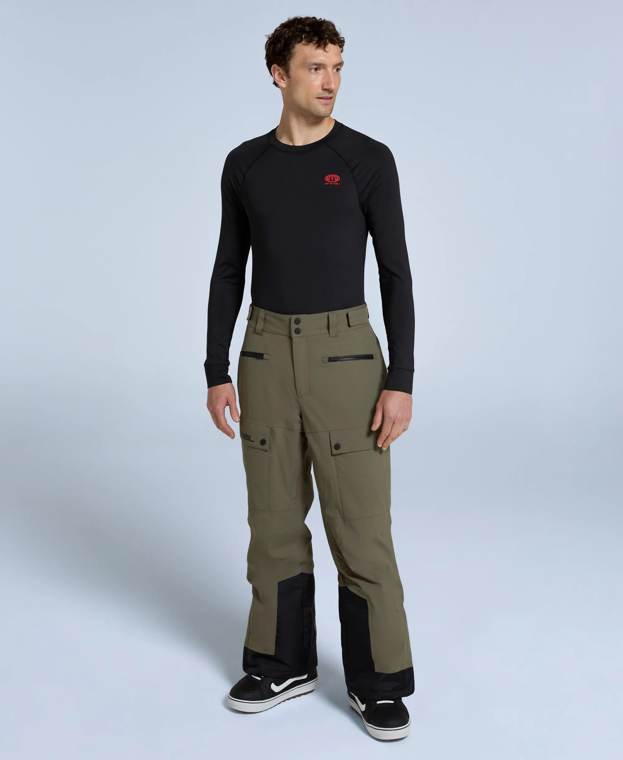 Glaze Mens Snow Pants - Khaki sold by Animal product image thumbnail 3