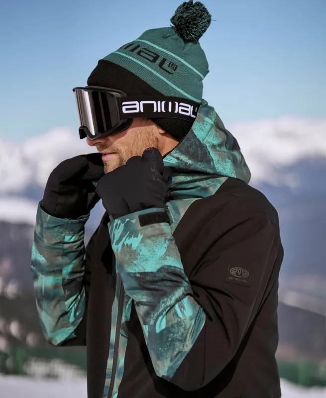 Dylan Ski Pom Beanie - Green sold by Animal