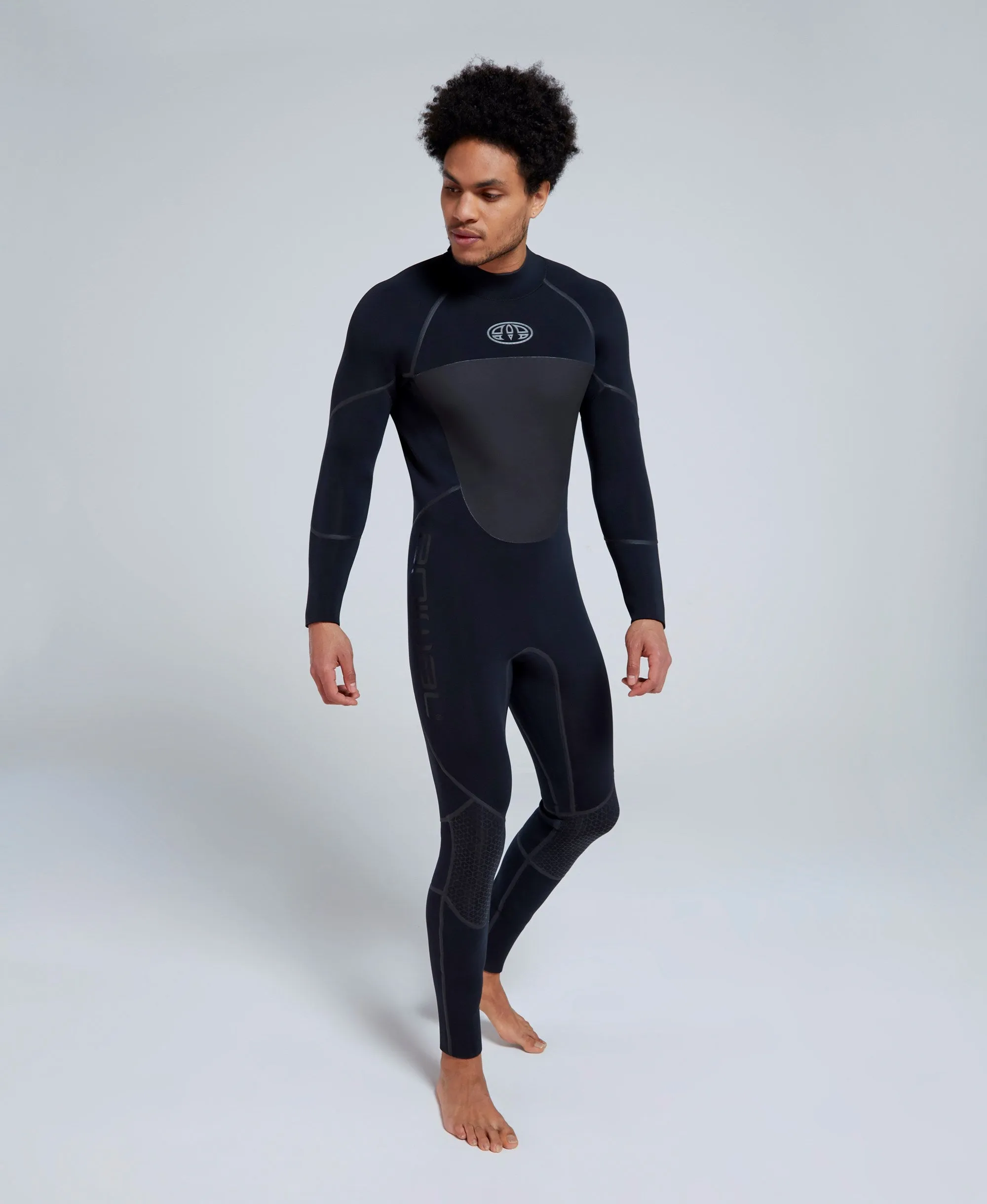 Holmes Mens 5mm Winter Wetsuit - Black sold by Animal