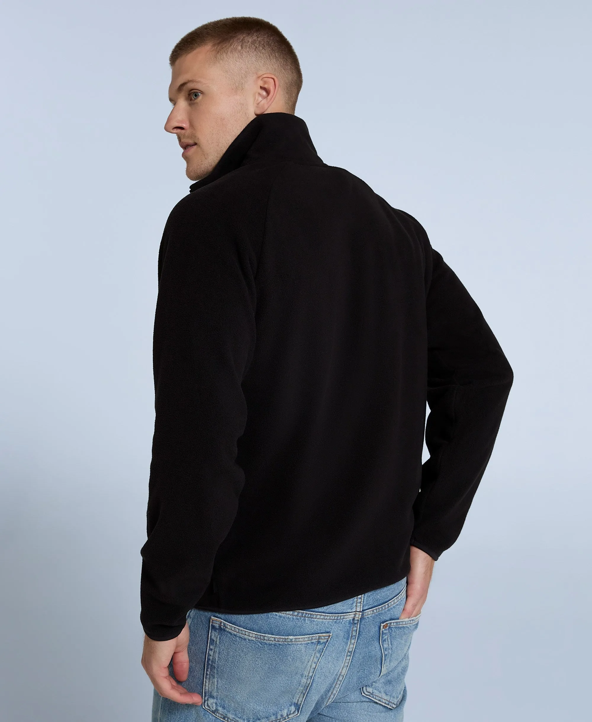 Stockholm Mens Full-Zip Fleece - Jet Black sold by Animal product image thumbnail 4