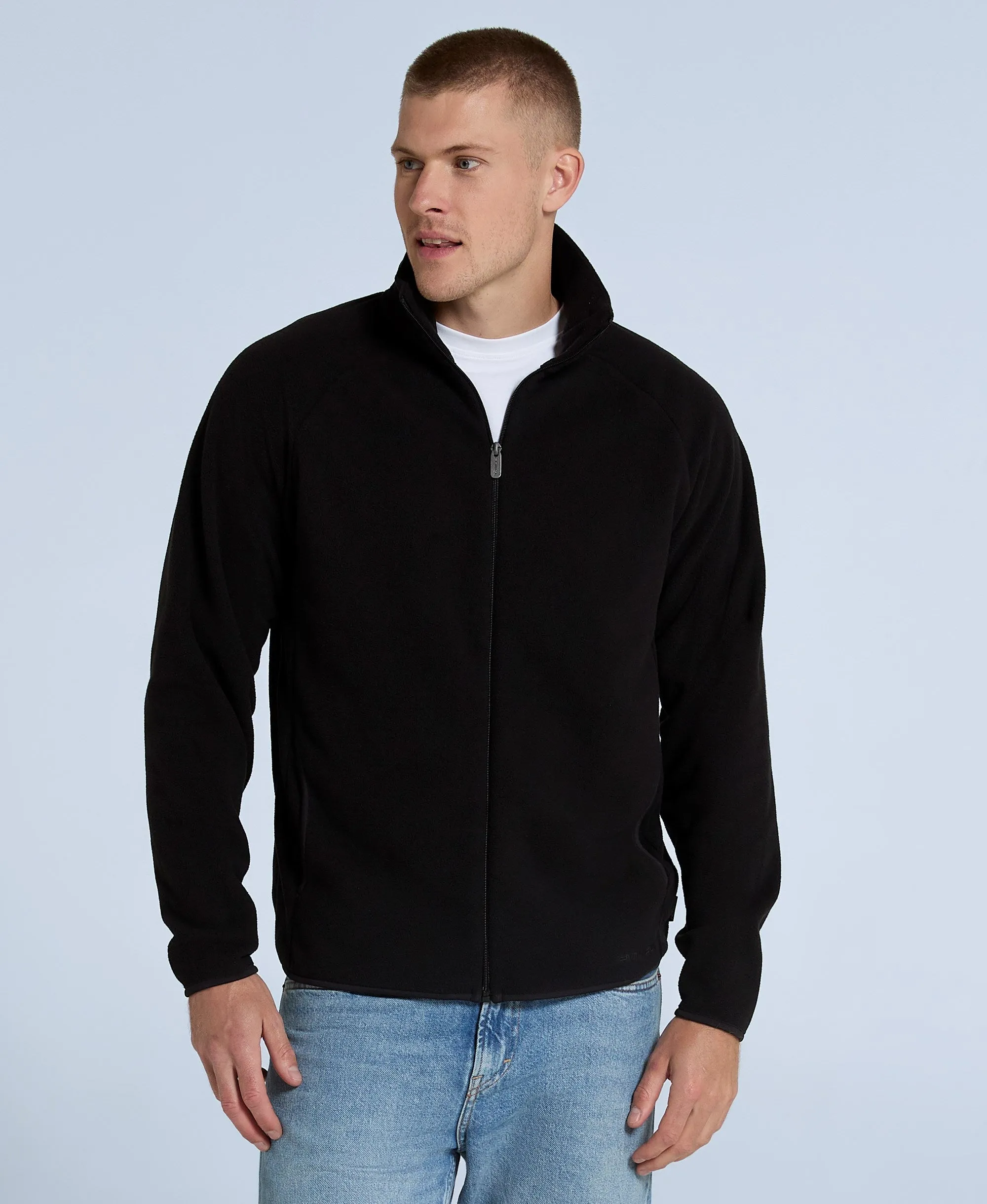Stockholm Mens Full-Zip Fleece - Jet Black sold by Animal product image thumbnail 3