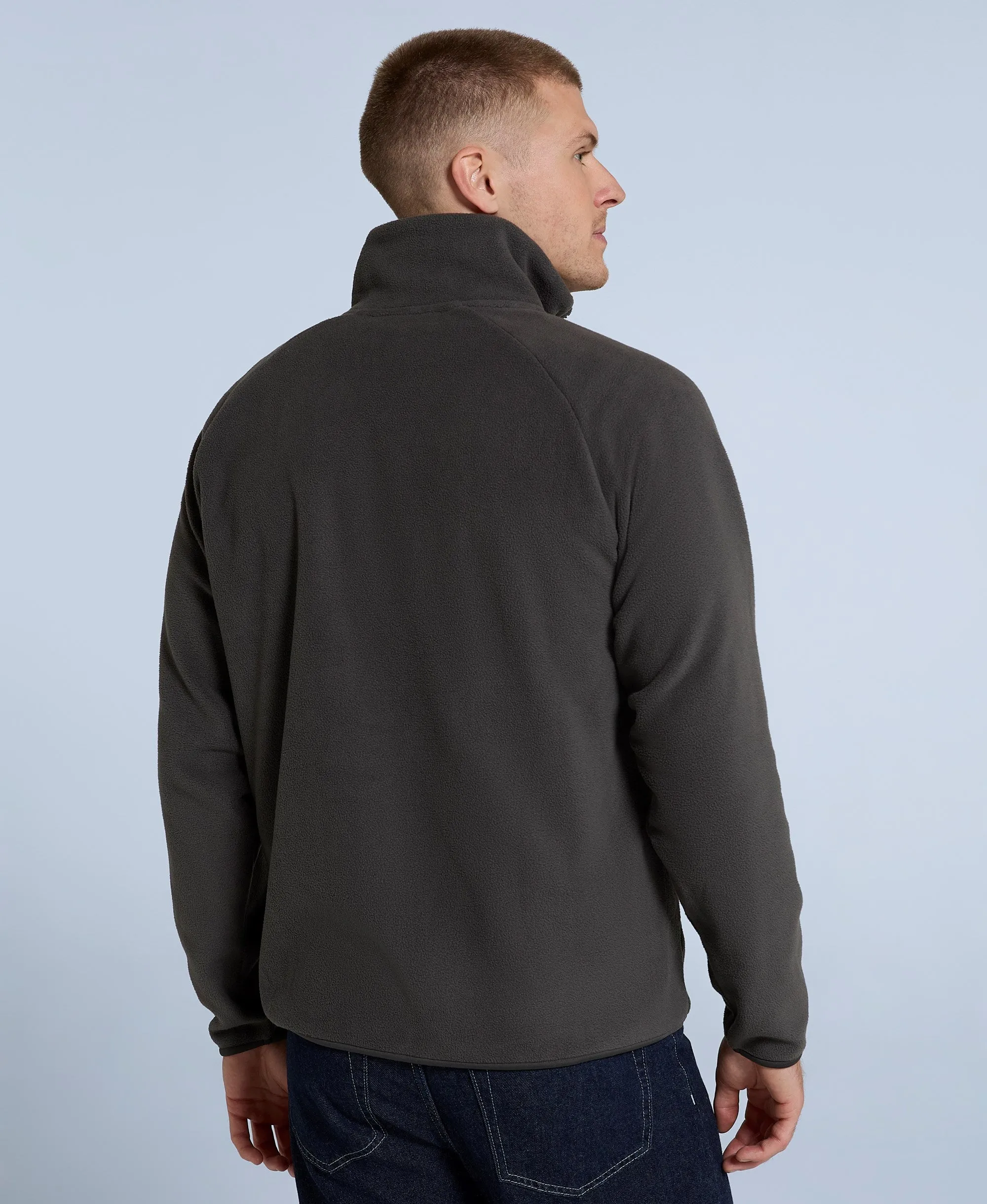 Stockholm Mens Half-Zip Fleece - Dark Grey sold by Animal product image thumbnail 4