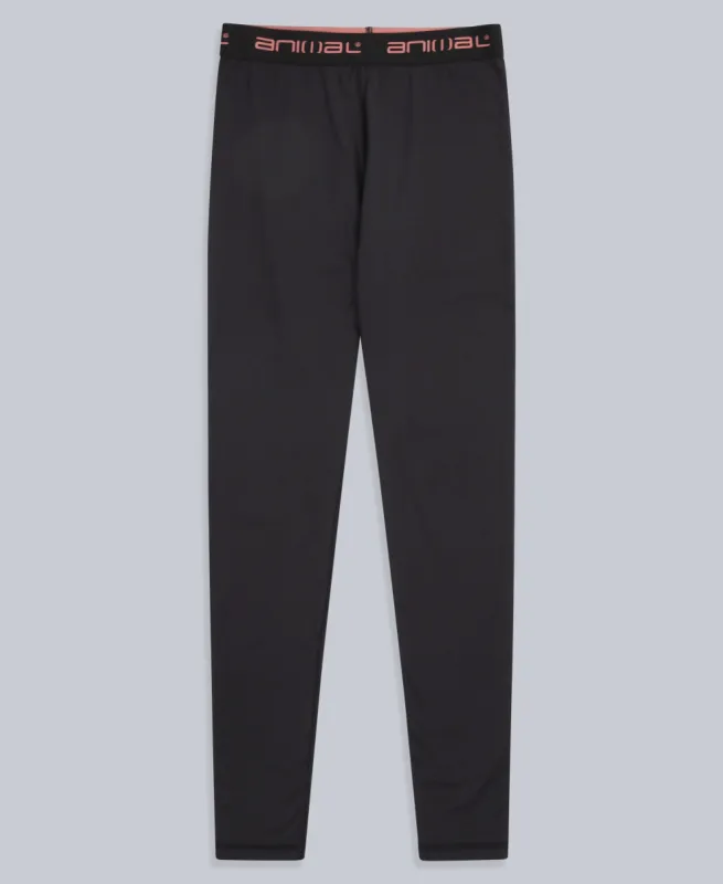 Piste Womens Base Layer Leggings - Jet Black sold by Animal