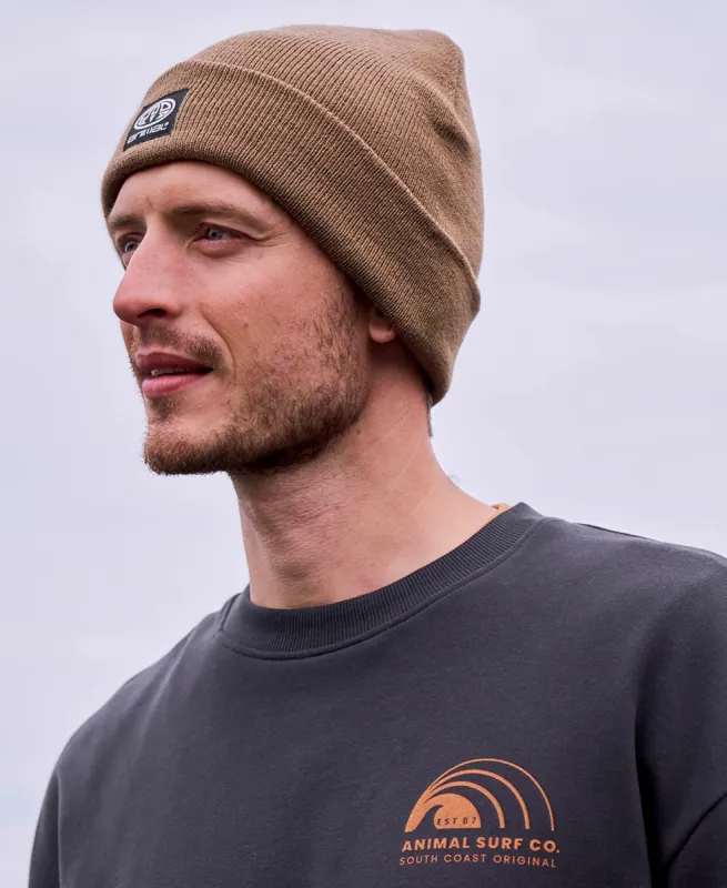 Harley Mens Beanie - Brown sold by Animal