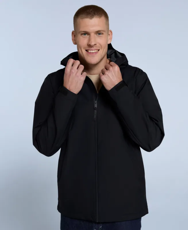 Elements Mens Waterproof Jacket - Jet Black sold by Animal