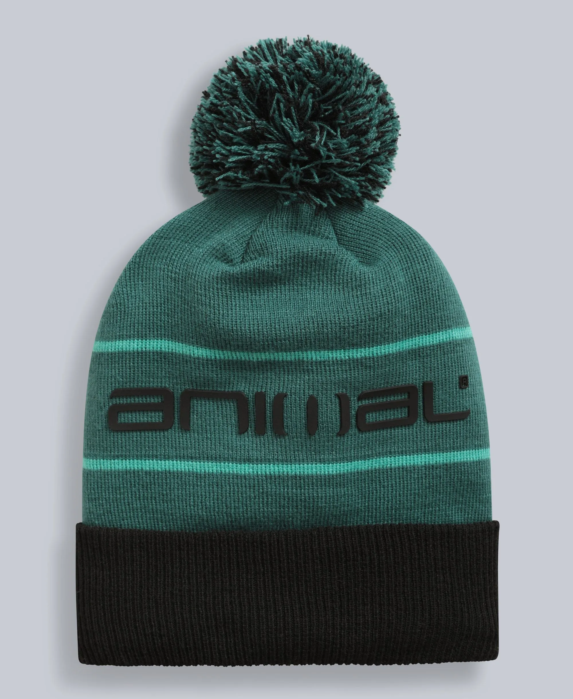 Dylan Ski Pom Beanie - Green sold by Animal product image thumbnail 2