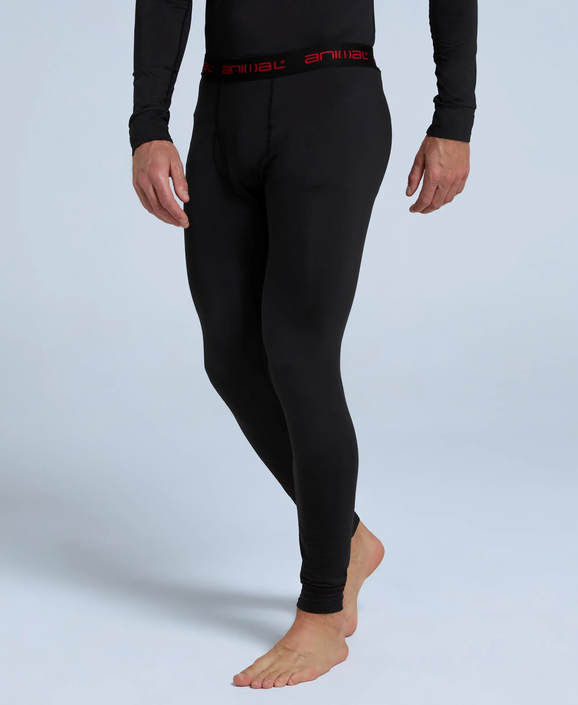 Off Piste Mens Base Layer Leggings - Black sold by Animal product image thumbnail 4
