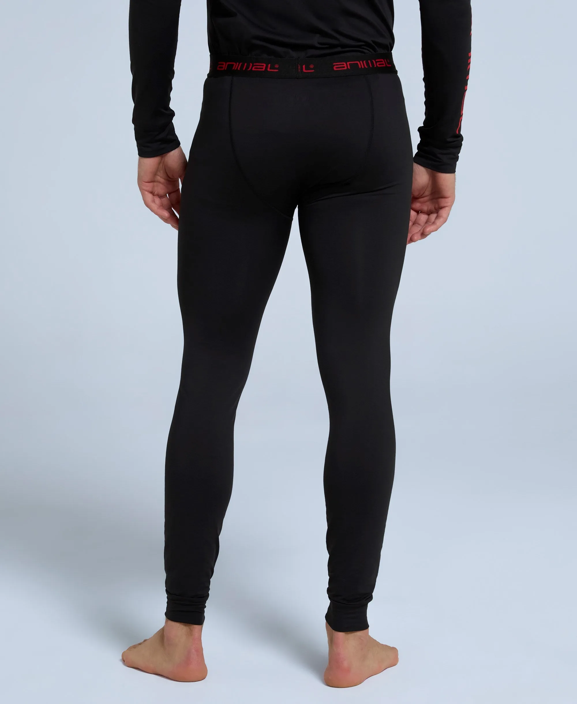 Off Piste Mens Base Layer Leggings - Black sold by Animal product image thumbnail 3