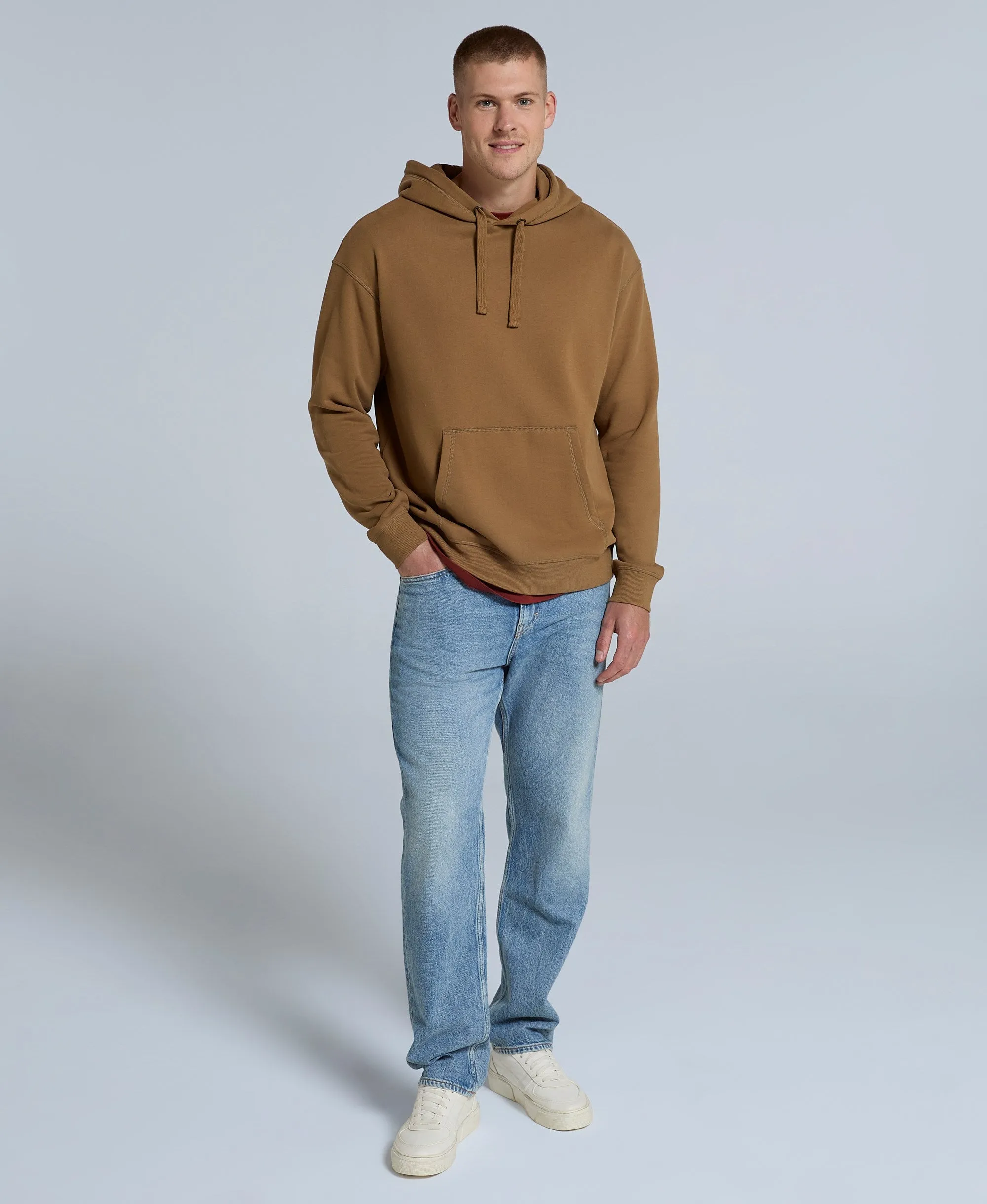 Icon Mens Drop Shoulder Hoodie - Taupe sold by Animal product image thumbnail 2