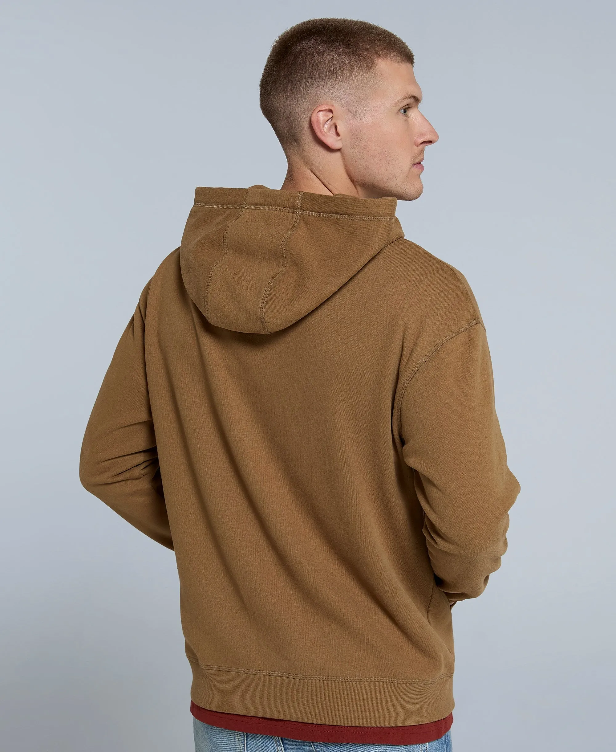 Icon Mens Drop Shoulder Hoodie - Taupe sold by Animal product image thumbnail 4