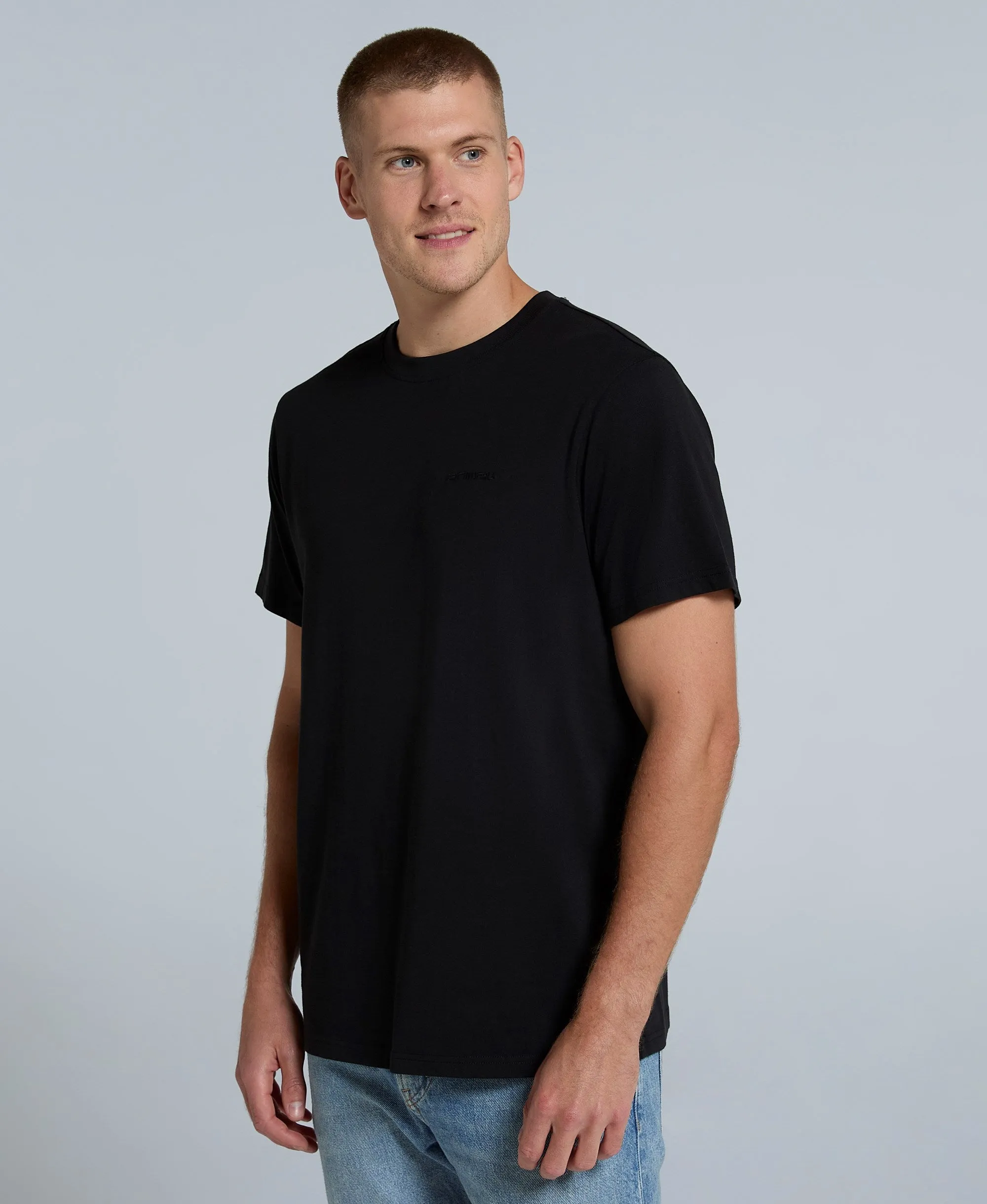Icon Mens Logo T-Shirt - Jet Black sold by Animal