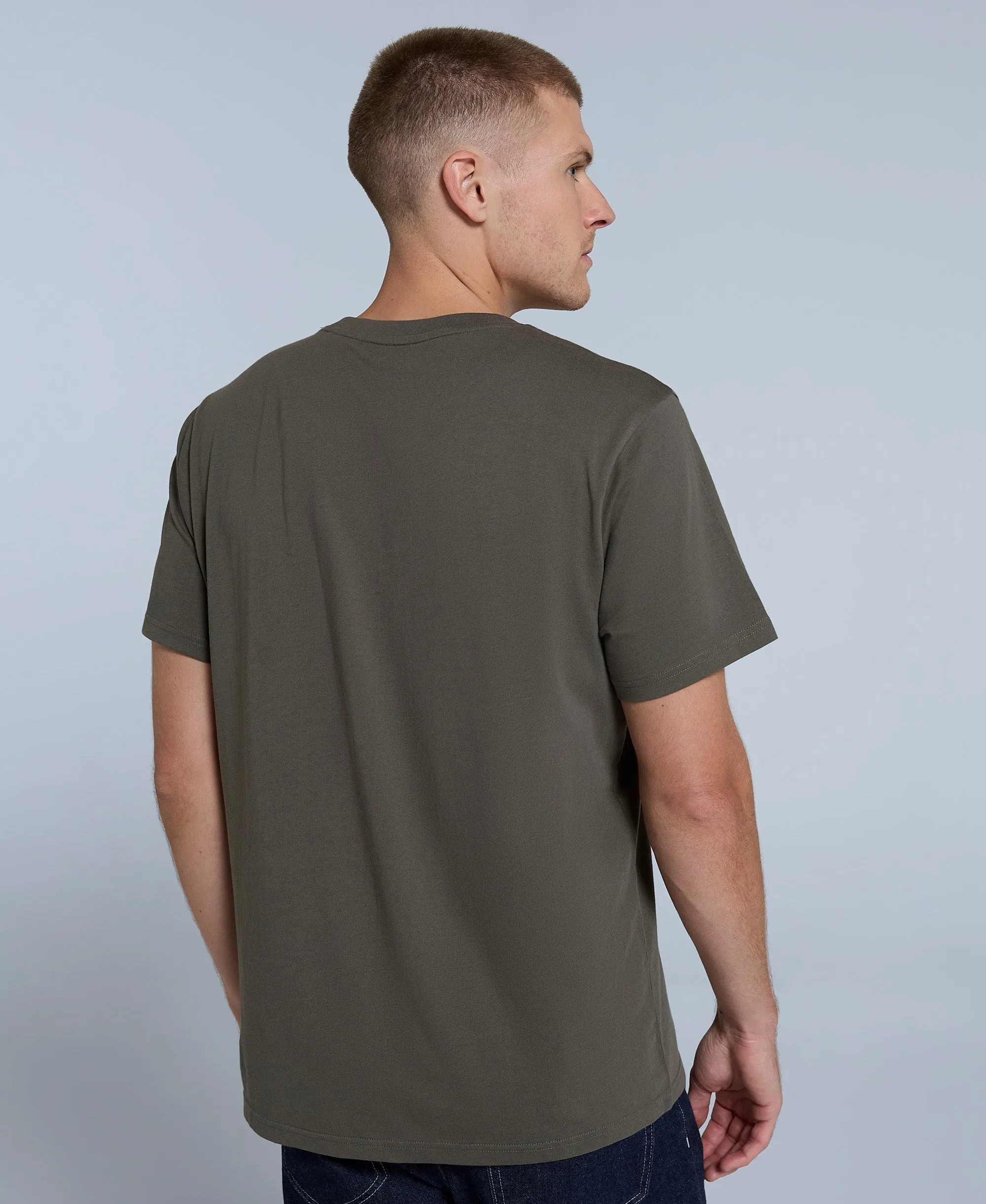 Icon Mens Logo T-Shirt - Dark Khaki sold by Animal product image thumbnail 3