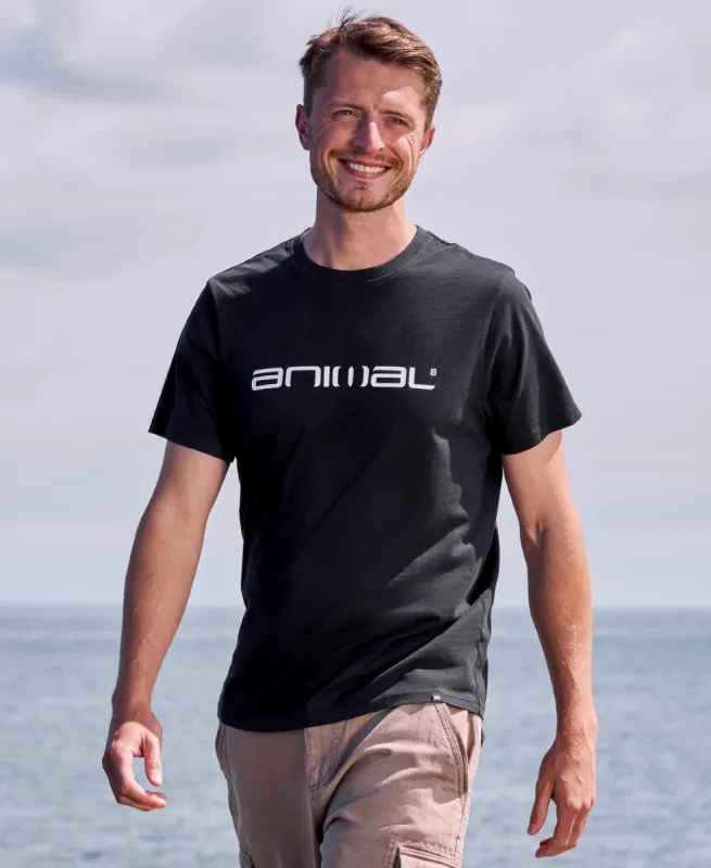 Leon Mens Relaxed T-Shirt - Black sold by Animal