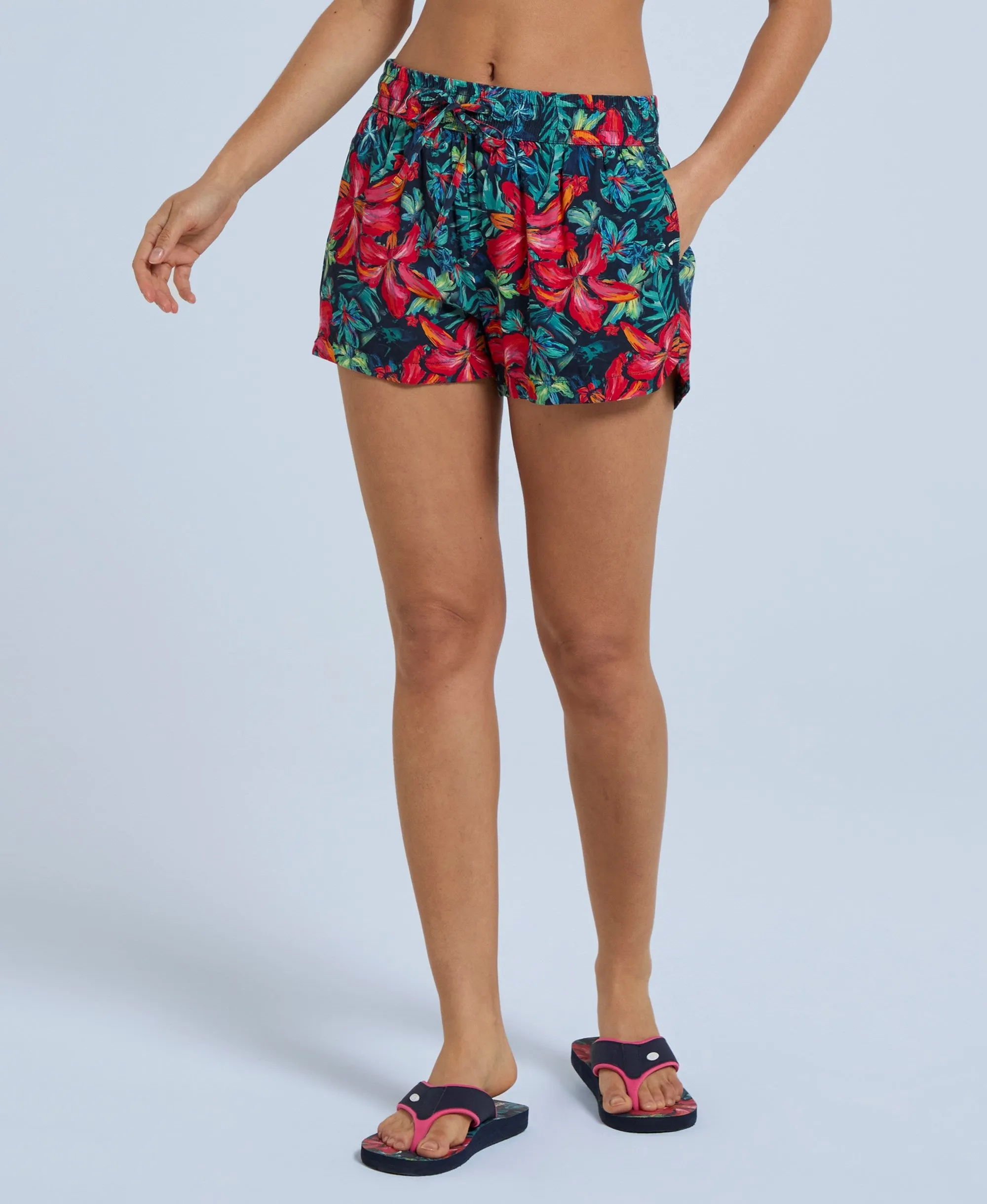 Sand-Dune Womens Printed Shorts - Red sold by Animal product image thumbnail 5