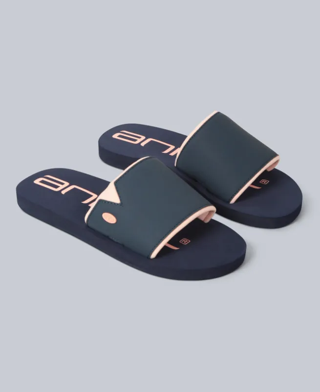 Wave Womens Sliders - Navy sold by Animal