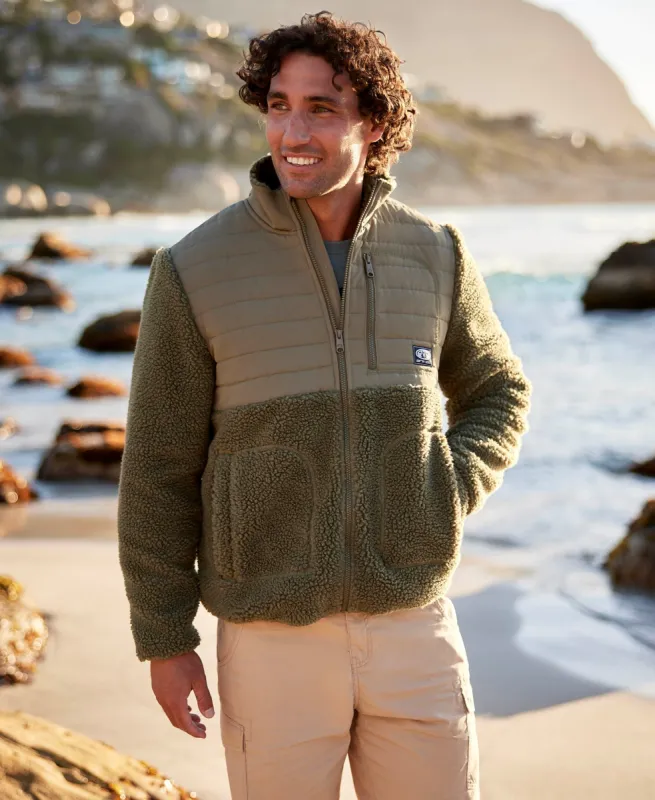 Hennie Mens Borg Jacket - Khaki sold by Animal