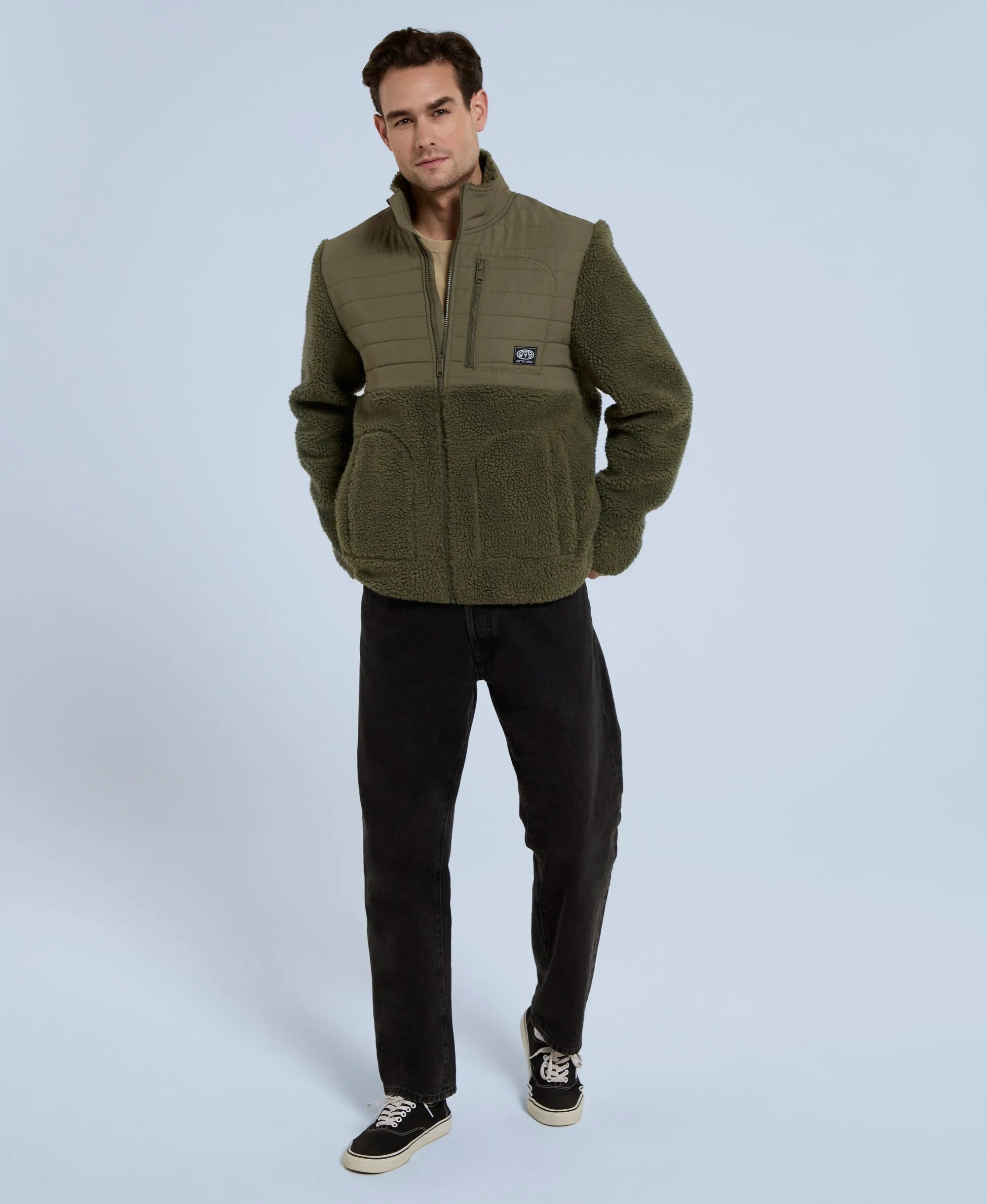 Hennie Mens Borg Jacket - Khaki sold by Animal product image thumbnail 3