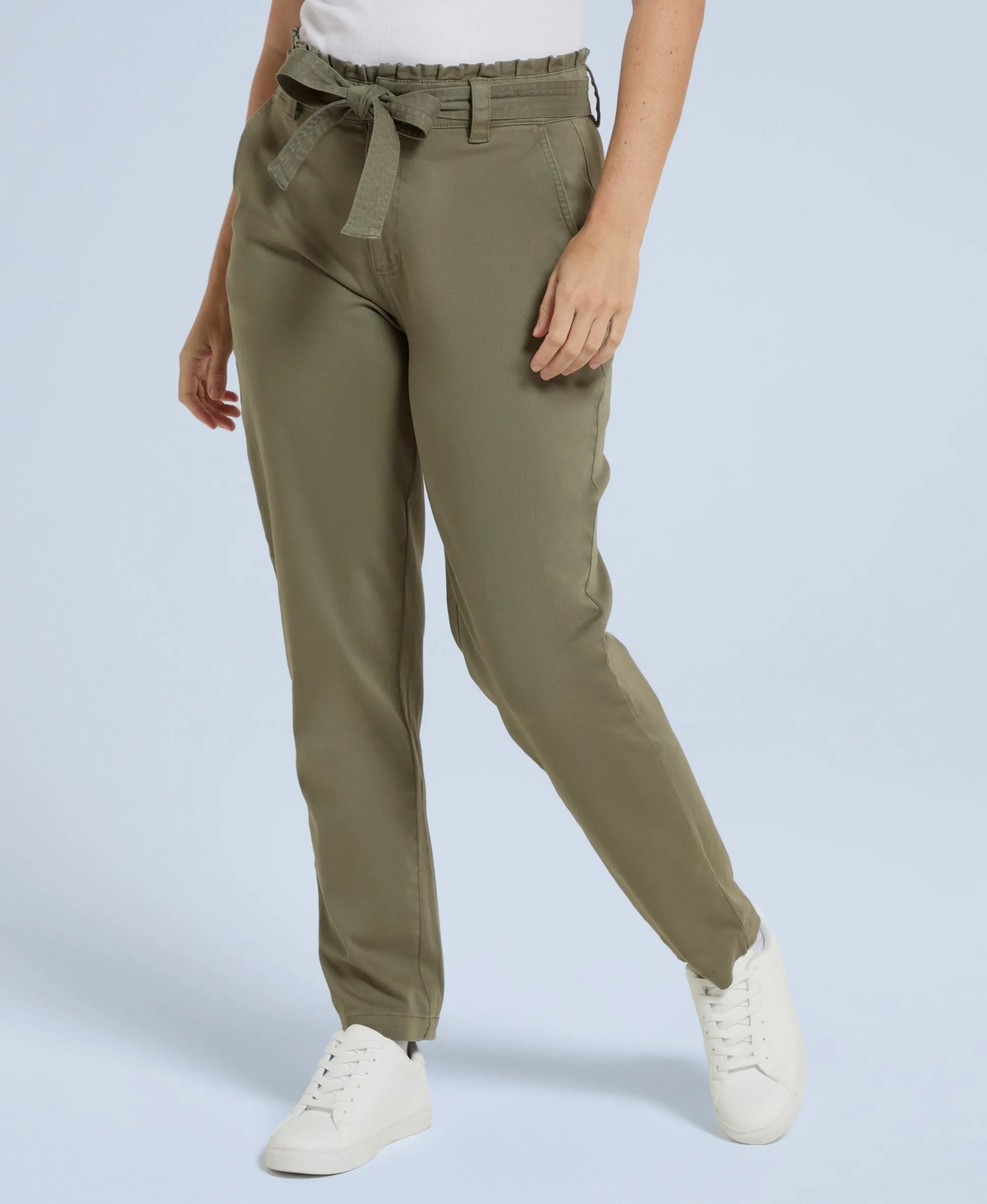 Loren Womens Trousers - Khaki sold by Animal product image thumbnail 2