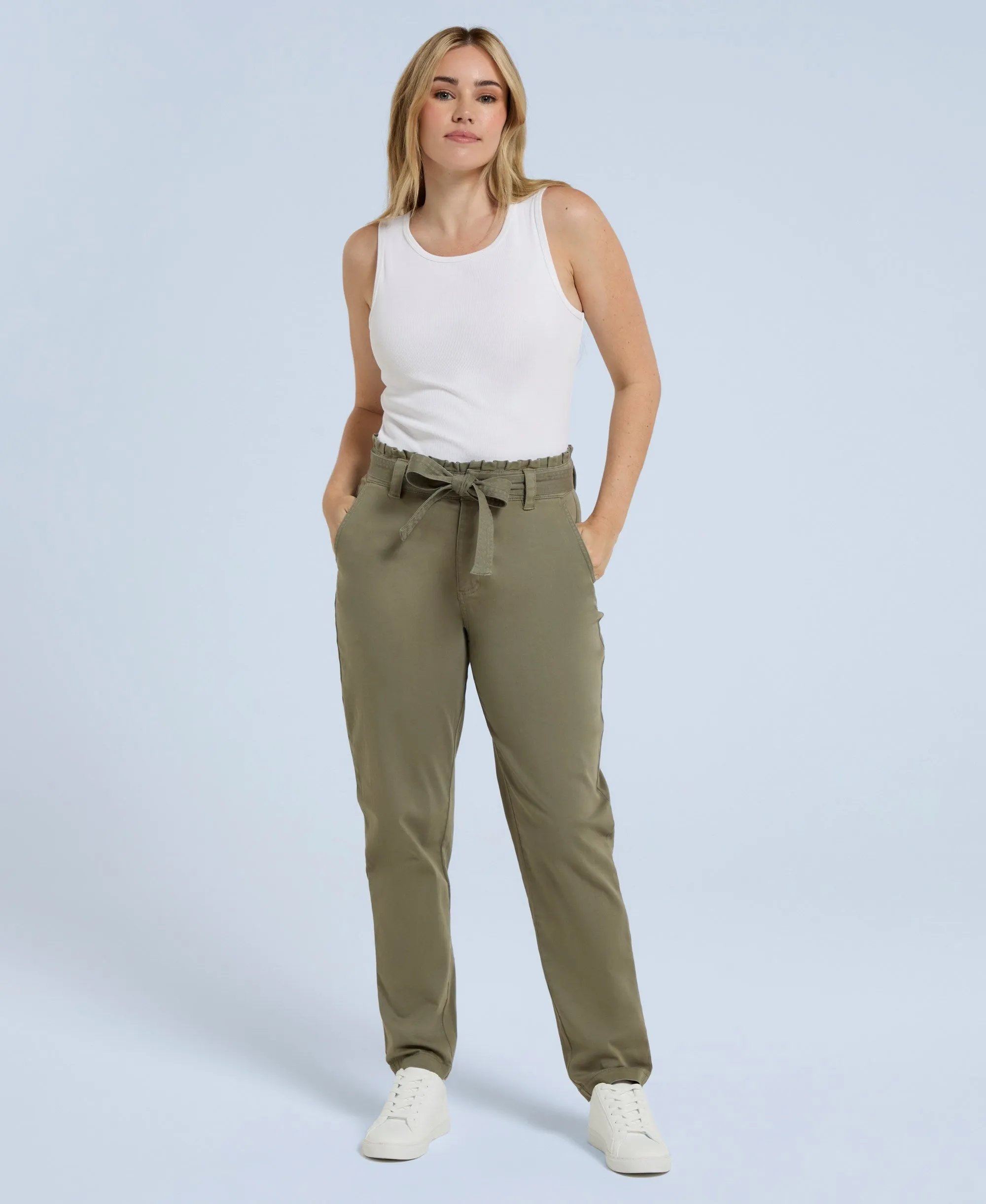 Loren Womens Trousers - Khaki sold by Animal product image thumbnail 3