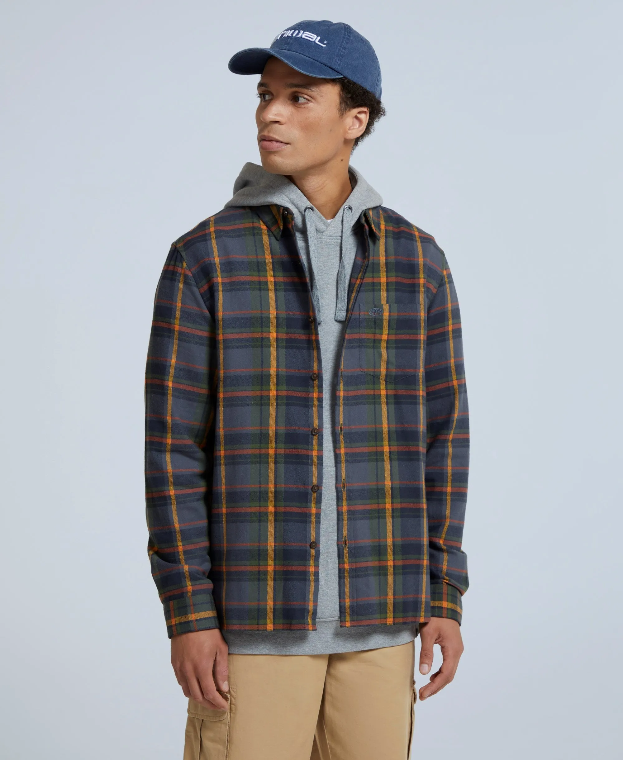 Cove Mens Flannel Shirt - Green sold by Animal product image thumbnail 2